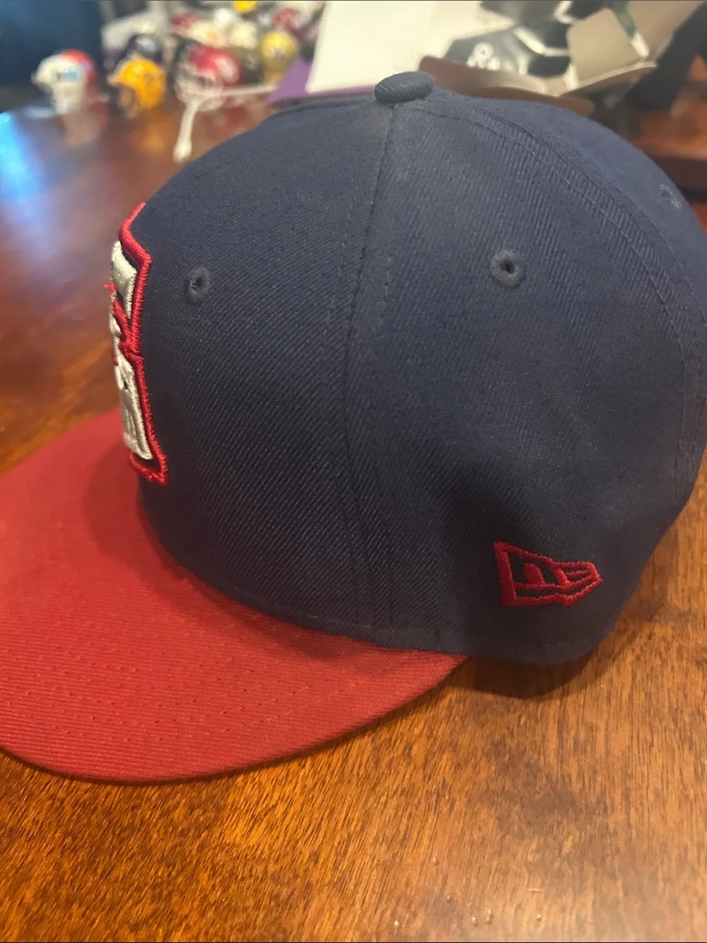 Round Rock Express New Era 59Fifty Navy and Red/Blue E Train Baseball Cap 6 7/8